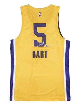 2018 Josh Hart Game Used and Signed Los Angeles Lakers Jersey From Summer League - Summer League MVP (Lakers LOA)